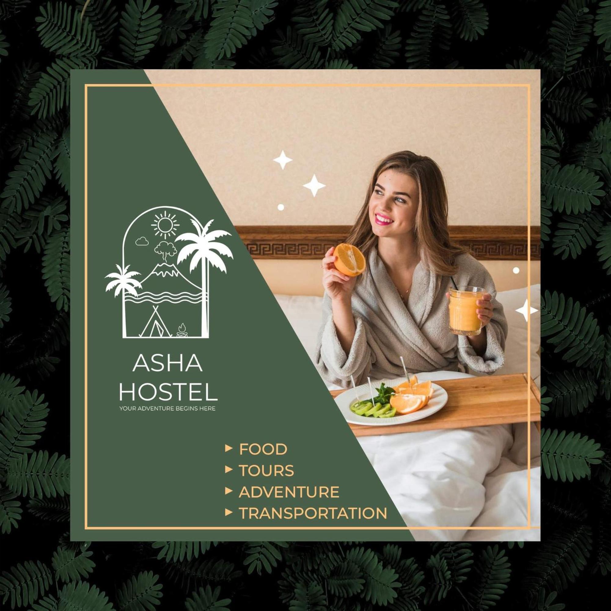 Asha Hostel La Fortuna Ngoại thất bức ảnh